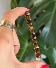 Load image into Gallery viewer, Tigers Eye Crystal Hair Clip
