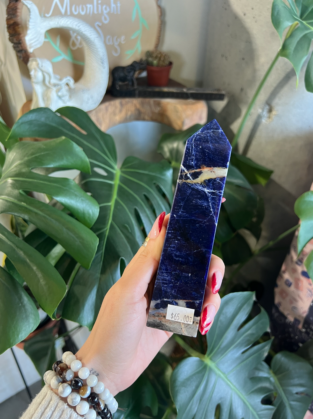 Sodalite Crystal Tower - (ONLY 1 IN STOCK)