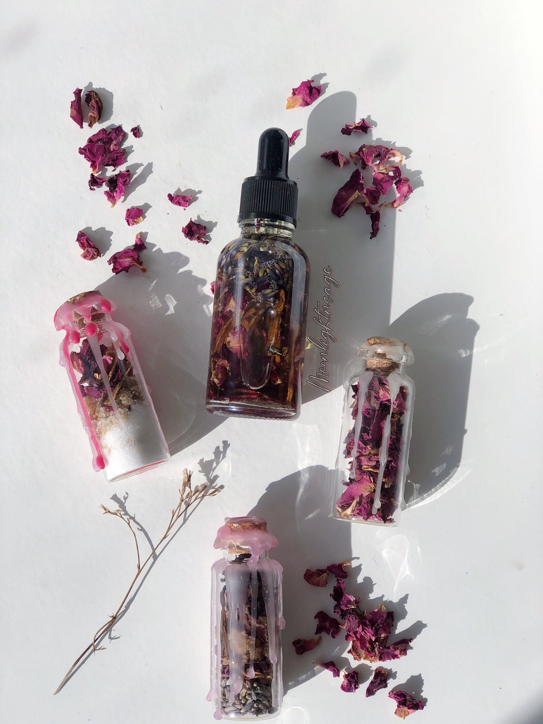 Ultimate Love Magick Pack + Self Love Spell Jar Kit+ Relationship Sweetening Spell Jar Kit + Blessed Red Roses + Love Oil