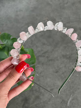 Load image into Gallery viewer, Rose Quartz Crystal Crown

