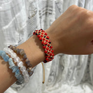 Protection Against Evil Eye - Peony Seeds Bracelet 4 ROWS